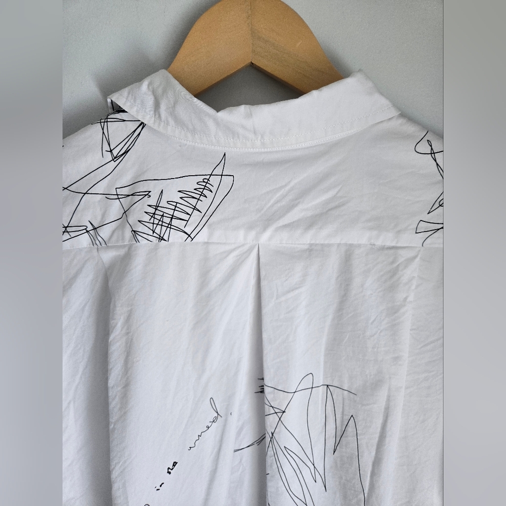 UCHUU MONTREAL White Graphic Shirt - Picture 12 of 15